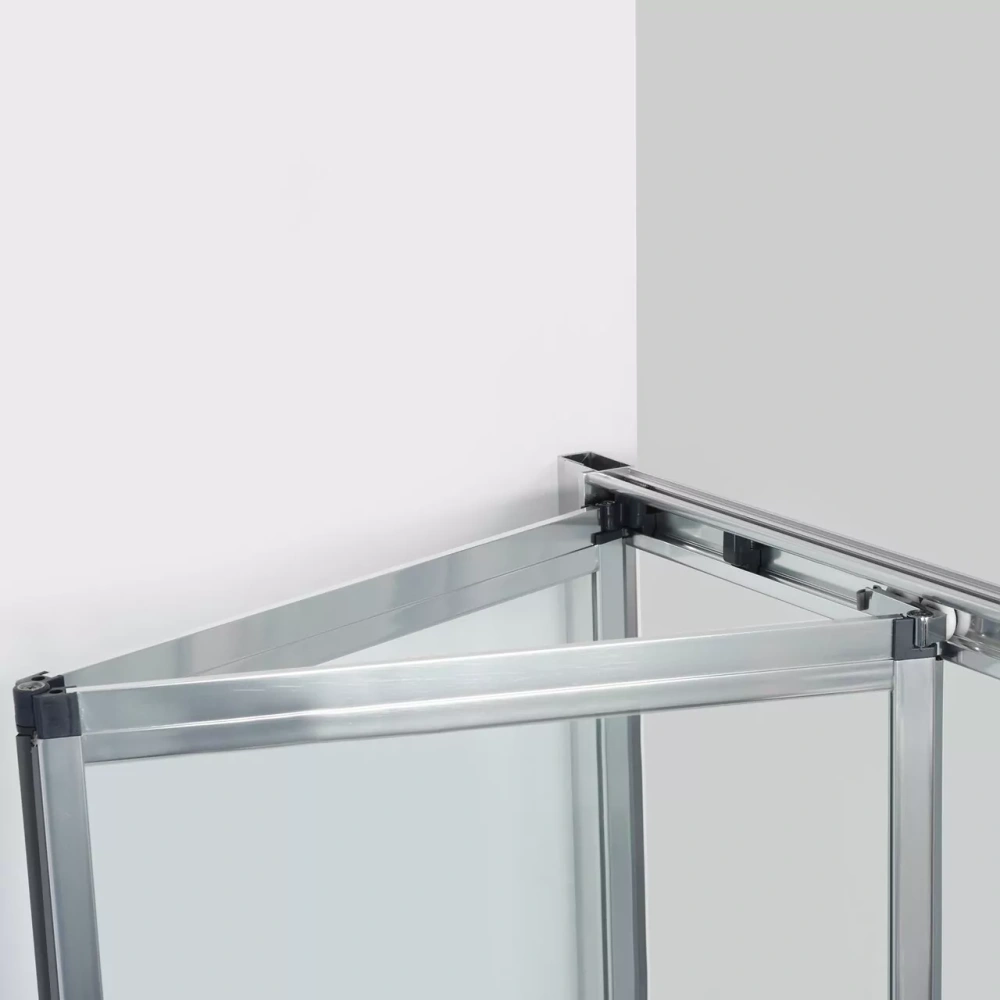 Душевой уголок WasserKraft Weser 78F22 100х90 прямоугольный, без поддона, прозрачное стекло, хром от магазина Vanna-Vanna.ru!