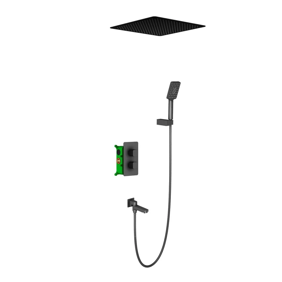 Душевой комплект Timo Petruma SX-5019/03SM черный матовый