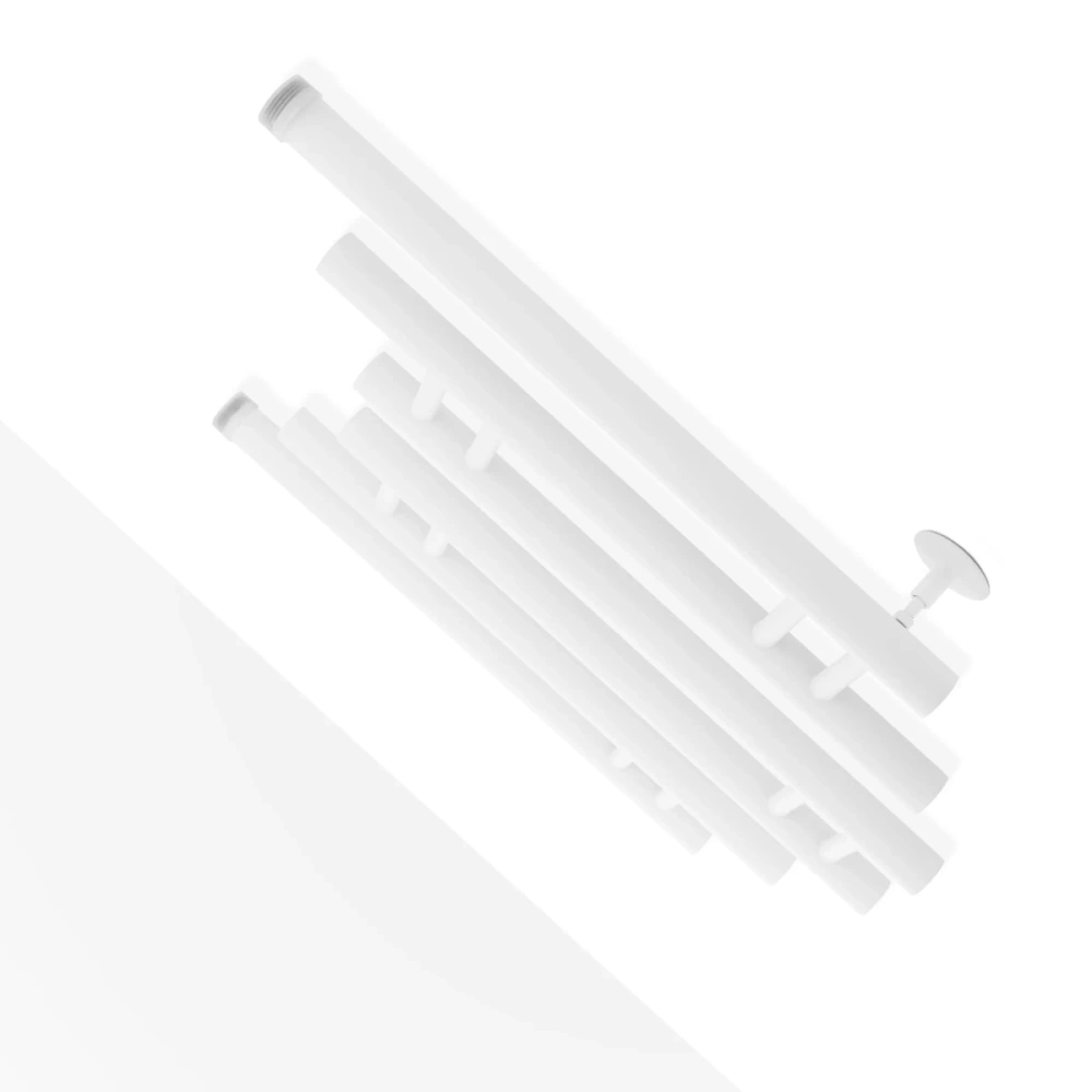 Полотенцесушитель водяной Energy Modern 600x500 белый матовый, нержавеющая сталь AISI304, боковое подключение 1" от магазина Vanna-Vanna.ru!