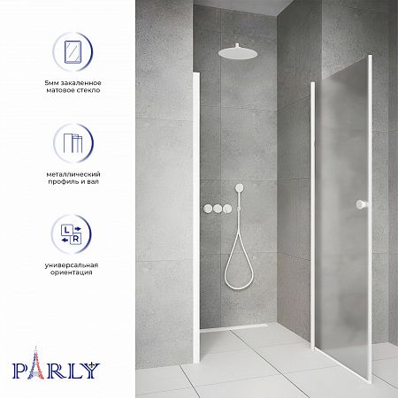 Душевая дверь в нишу PARLY DE80F (80x185)
