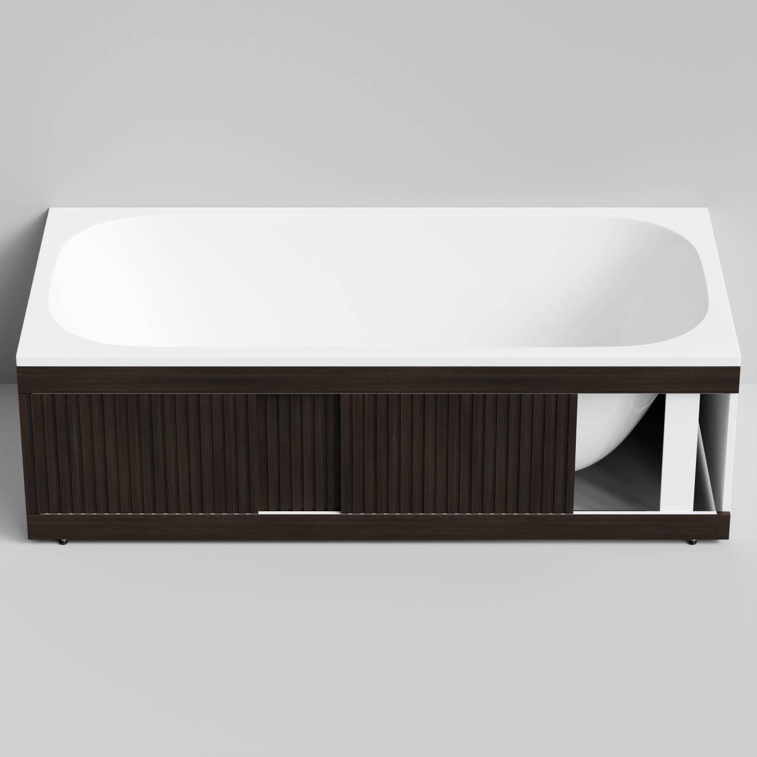 Экран под ванну Vod-ok Тач 180 раздвижной Палисандр