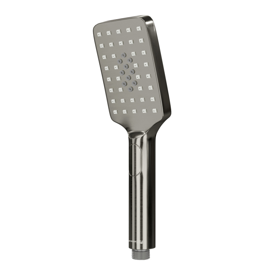 Лейка душевая WasserKraft Wiese A202, 3 режима, оружейная сталь