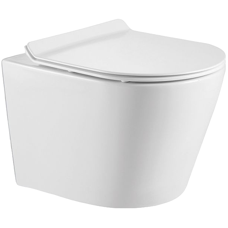 Унитаз Iberica Blanca Burgos Mini IB.BRM.234.1B1 подвесной, торнадо, микролифт, белый