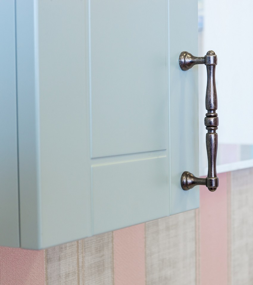 Зеркало с шкафчиком Sanflor Глория 65 R серый