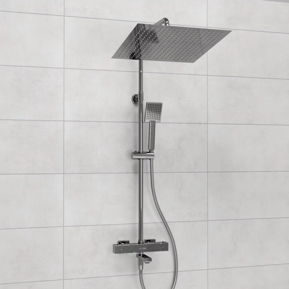 Душевая стойка WasserKraft A199.119.141.087.CH Thermo хром
