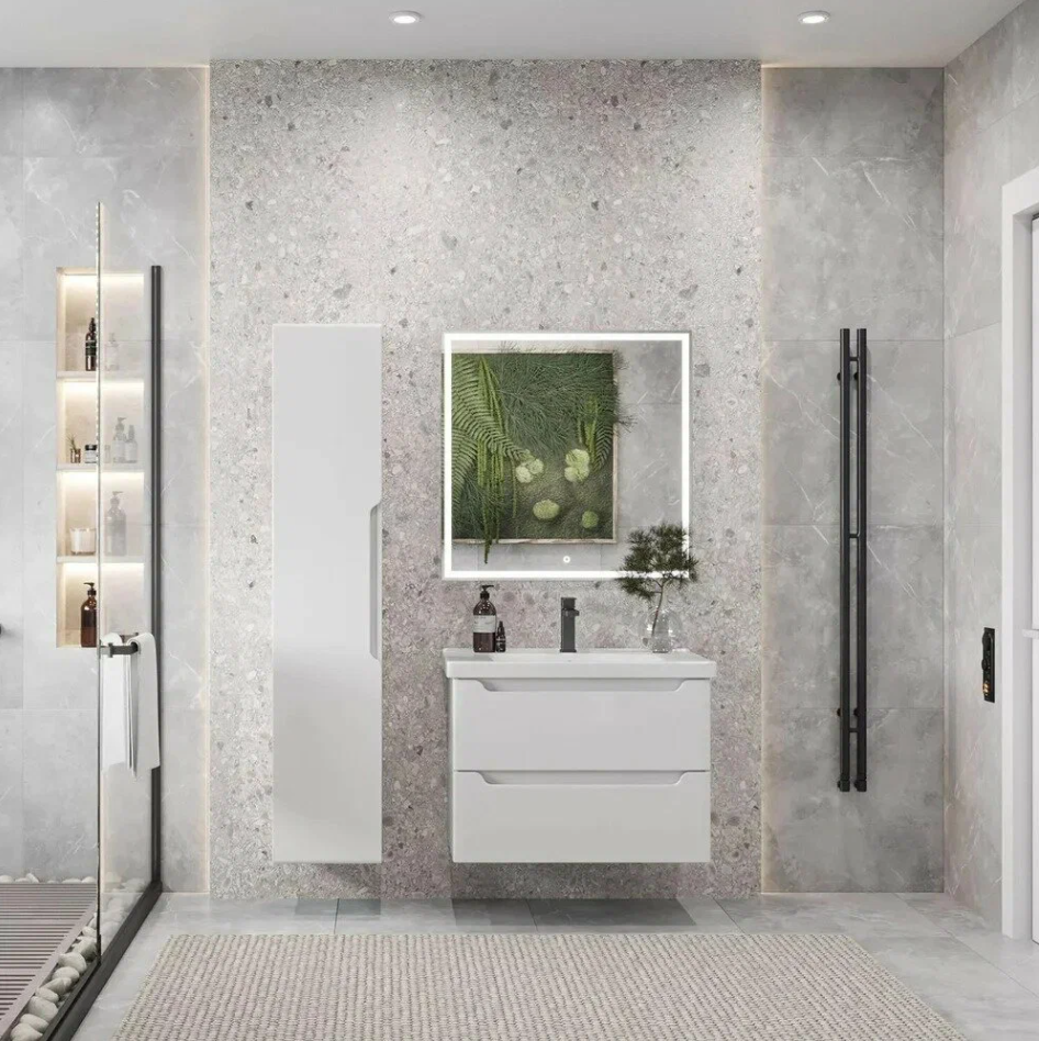 Пенал напольный/подвесной SanStar Lanciano, универсальный, белый