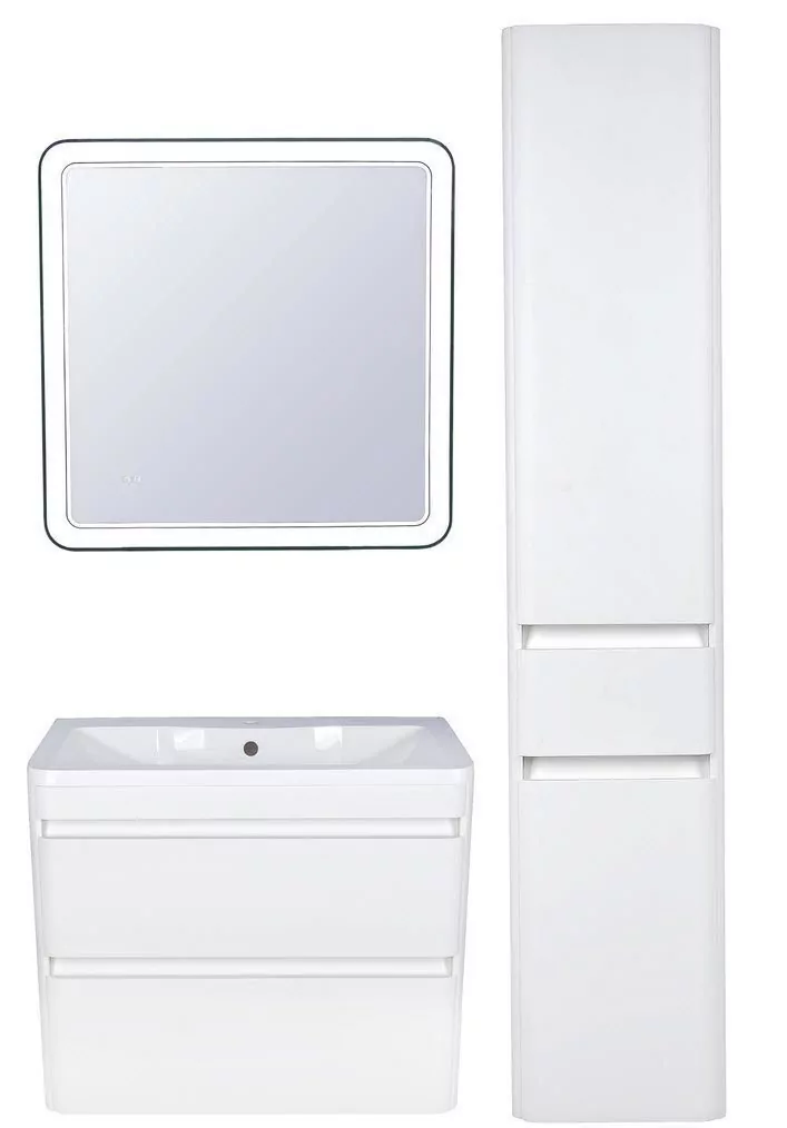 Зеркало Style Line Атлантика 60 сенсор, свет, часы от магазина Vanna-Vanna.ru!