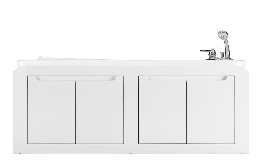 Экран под ванну Vod-ok Elite Флорена 180 распашной белый