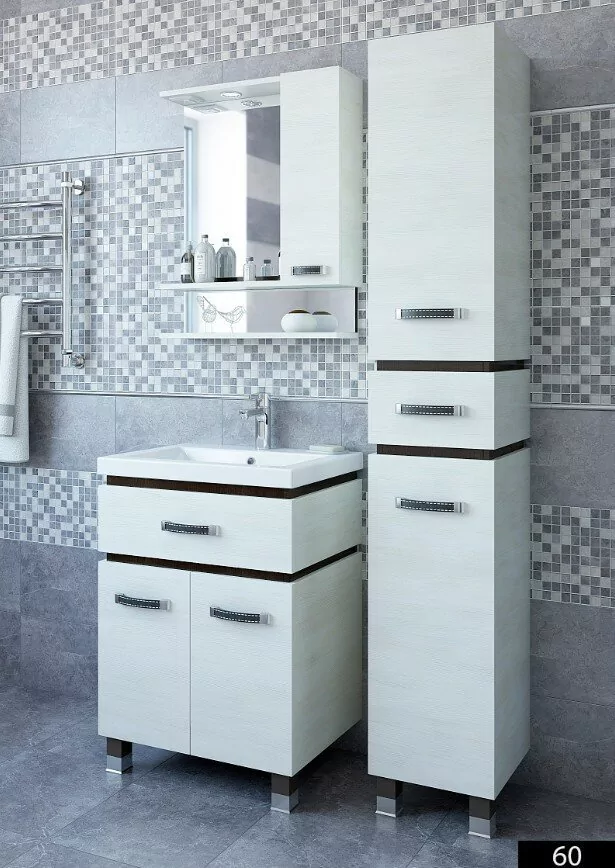 Пенал Sanflor Техас 30 R напольный, северное дерево светлое