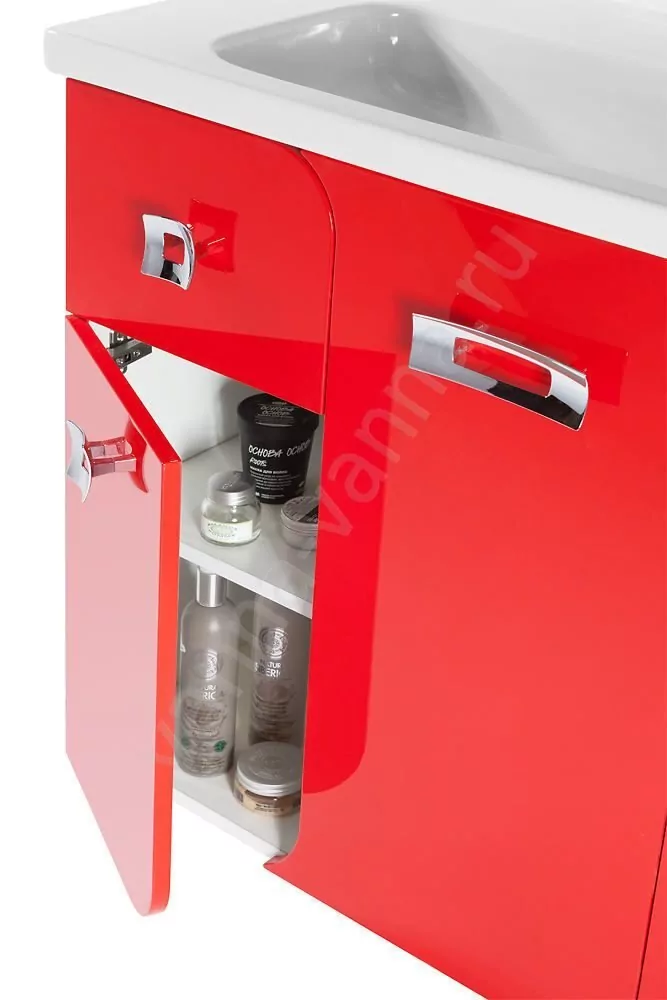 Тумба с раковиной Vod-ok Elite Арнелла 100 напольная, белая