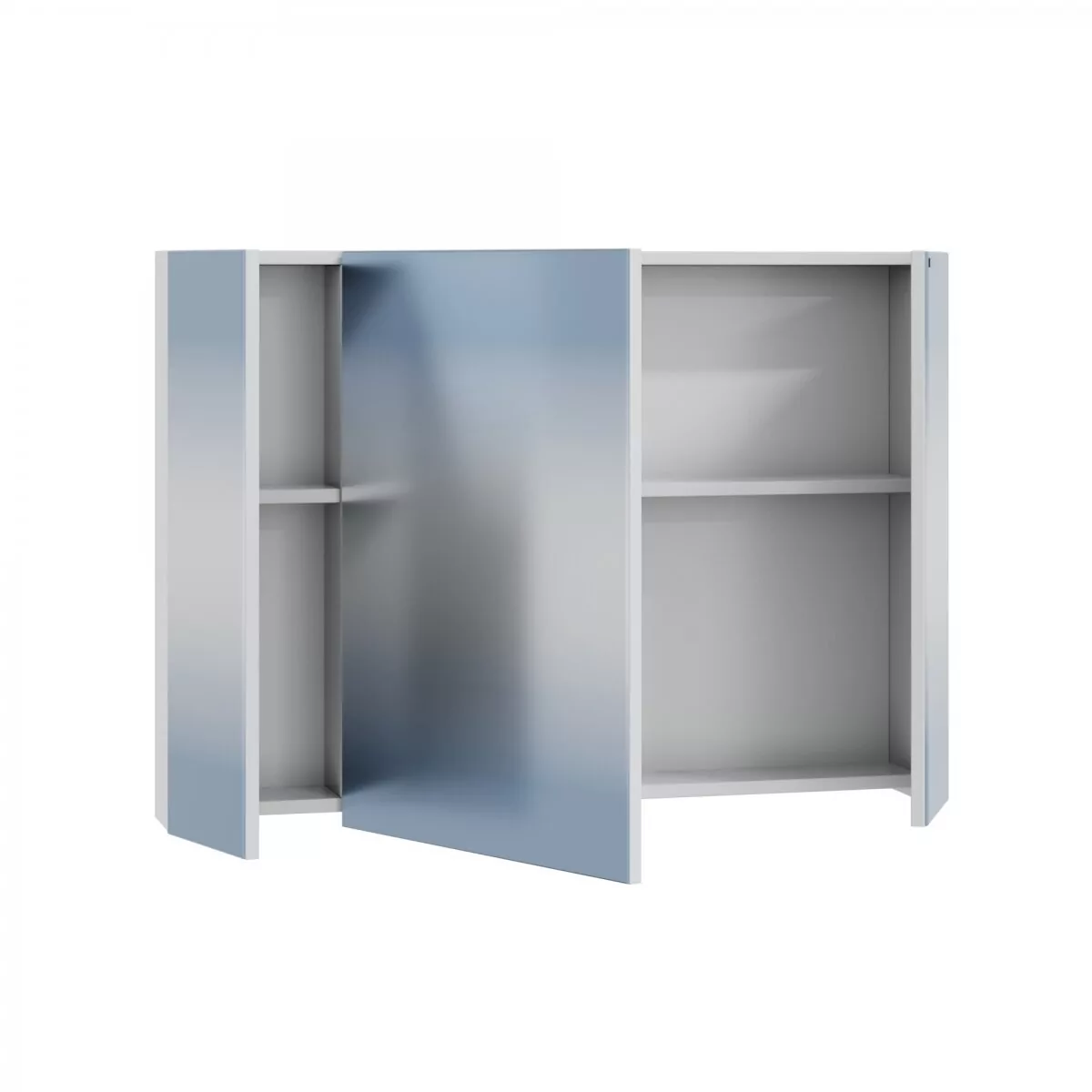 Зеркало-шкаф Санта Аврора 90 белый