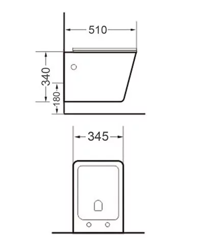 Унитаз Timo Rimless SOLI TK-303 подвесной, с микролифтом, белый