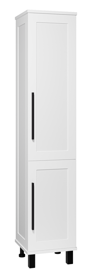 Пенал Misty Модерн 35 с корзиной, напольный/подвесной, R, белый