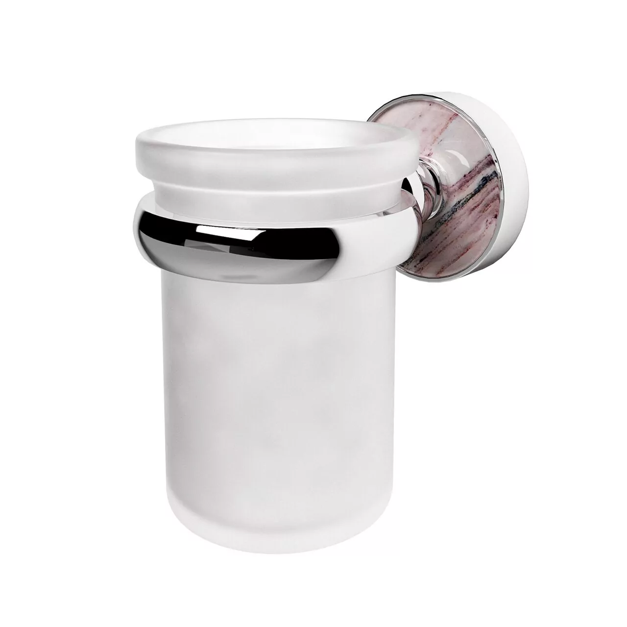 Стакан для щеток WasserKraft Aland K-8528 хром, декор