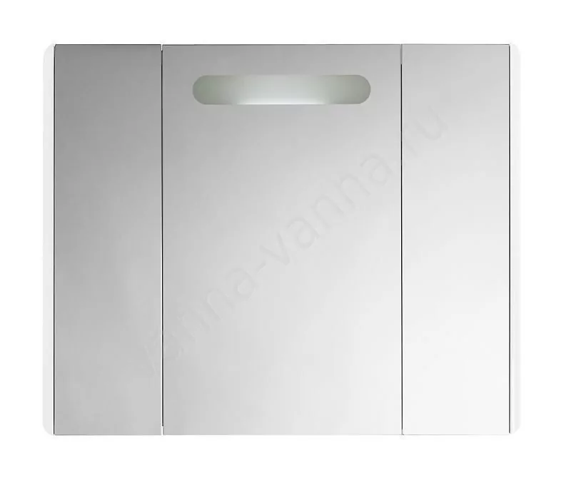 Зеркало-шкаф Vod-ok Elite Флорена 90 свет, белый