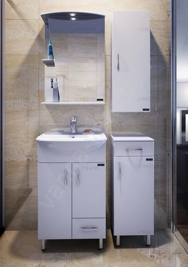 Тумба-комод Санта Стандарт 30 R, белая