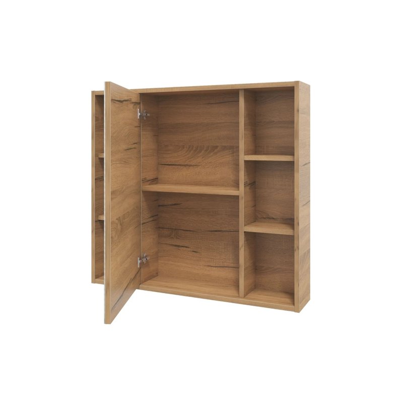 Зеркальный шкаф SanStar Lavanti/Graffa/Diva/Модена 80 универсальный, Дуб вотан