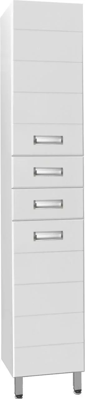 Пенал Style Line Ирис 36 напольный, белый