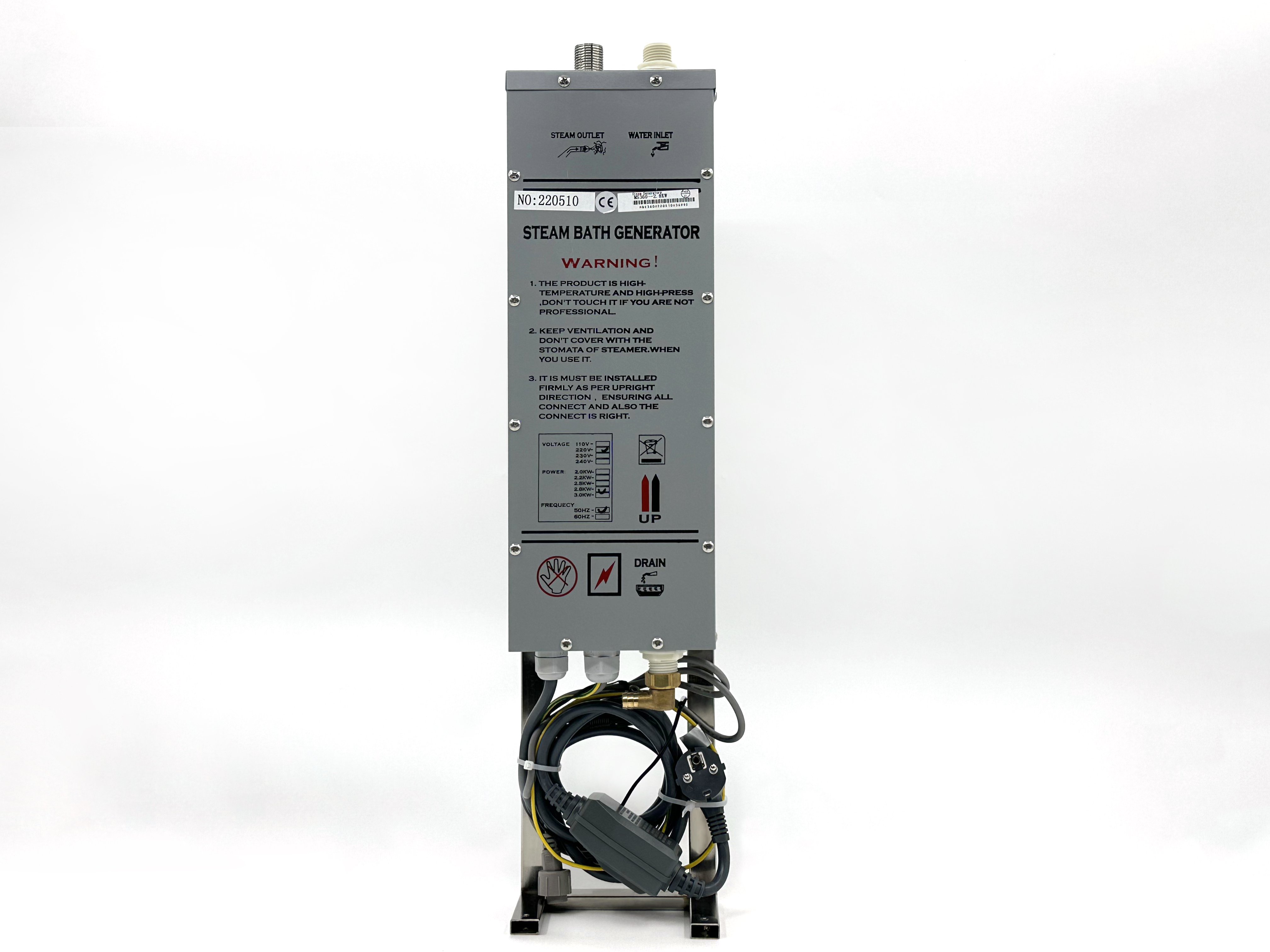 Душевая кабина Timo Standart T-6690 Black Fabric (90*90*220), турецкая баня хамам