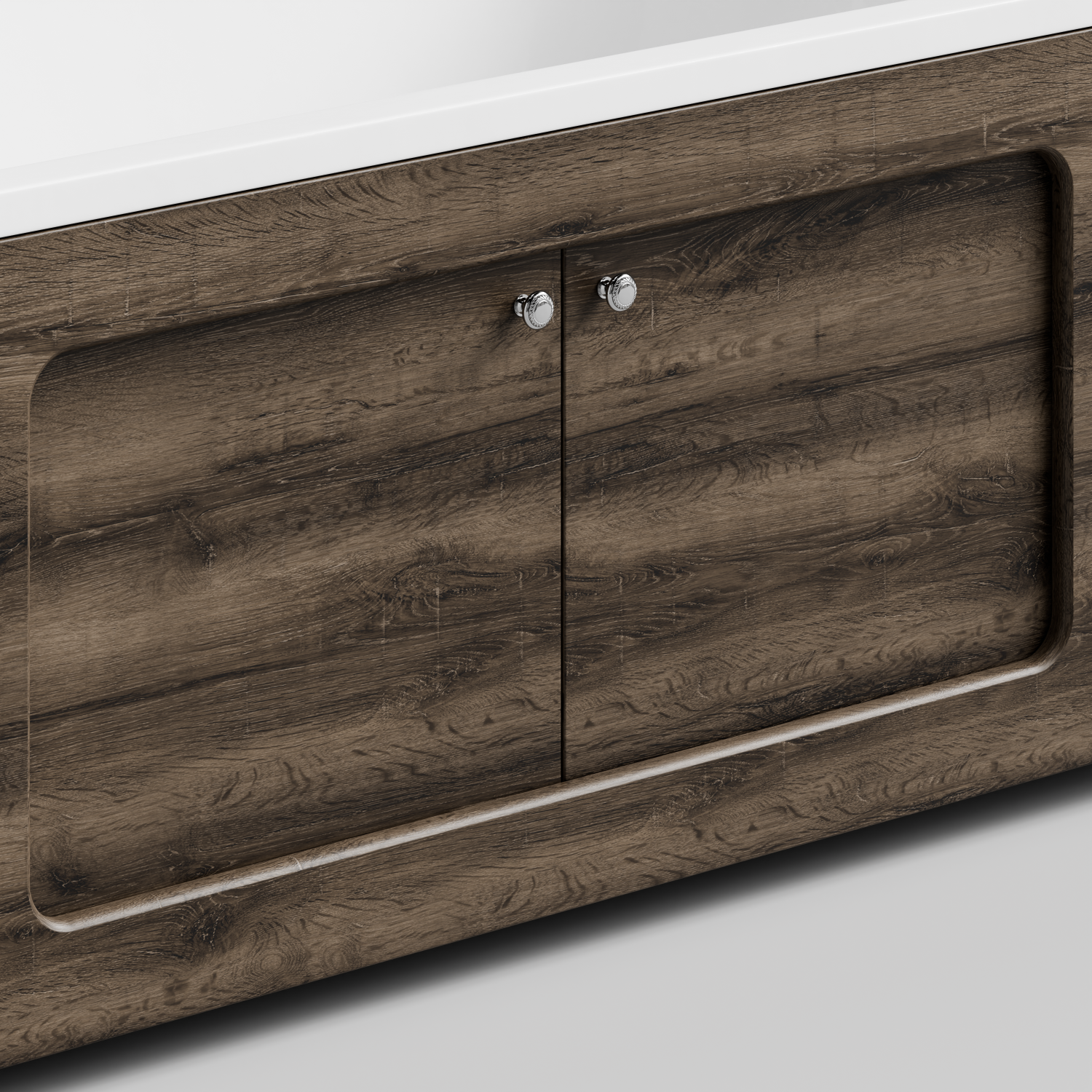 Экран под ванну Vod-ok Лидер 170 раздвижной Дуб крымский коричневый