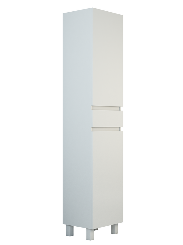 Пенал Emmy Морган 40 R с бельевой корзиной, напольный, белый