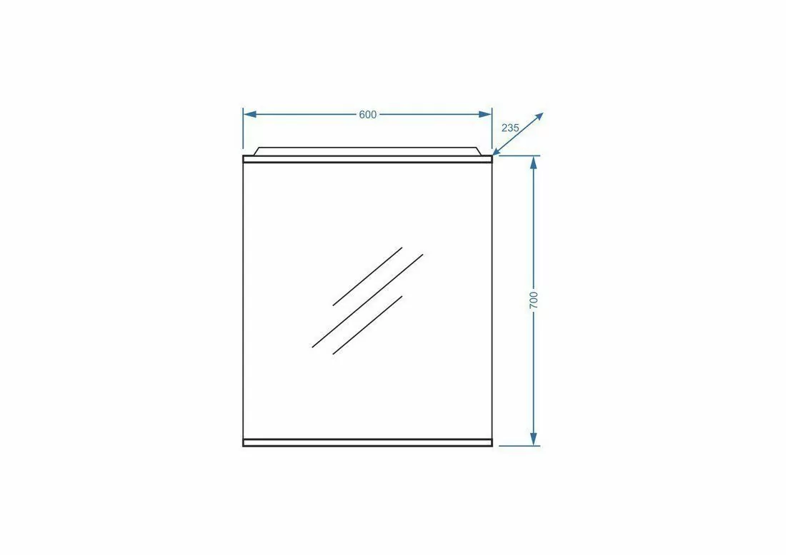 Мебель для ванной Stella Polar Ванесса 60 комплект, напольный, белый глянец