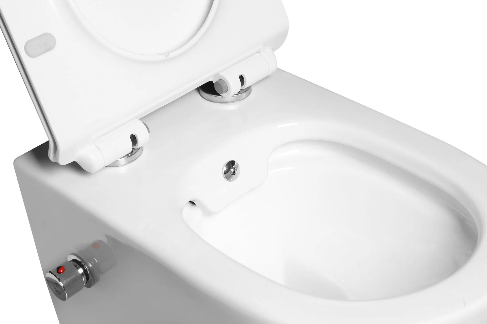 Унитаз SantiLine SL-5002SM-BD подвесной, с микролифтом, белый