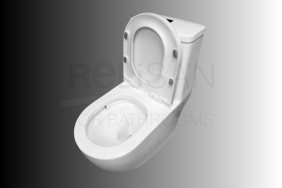 Унитаз-моноблок напольный MM 811/смыв, Торнадо, Plus