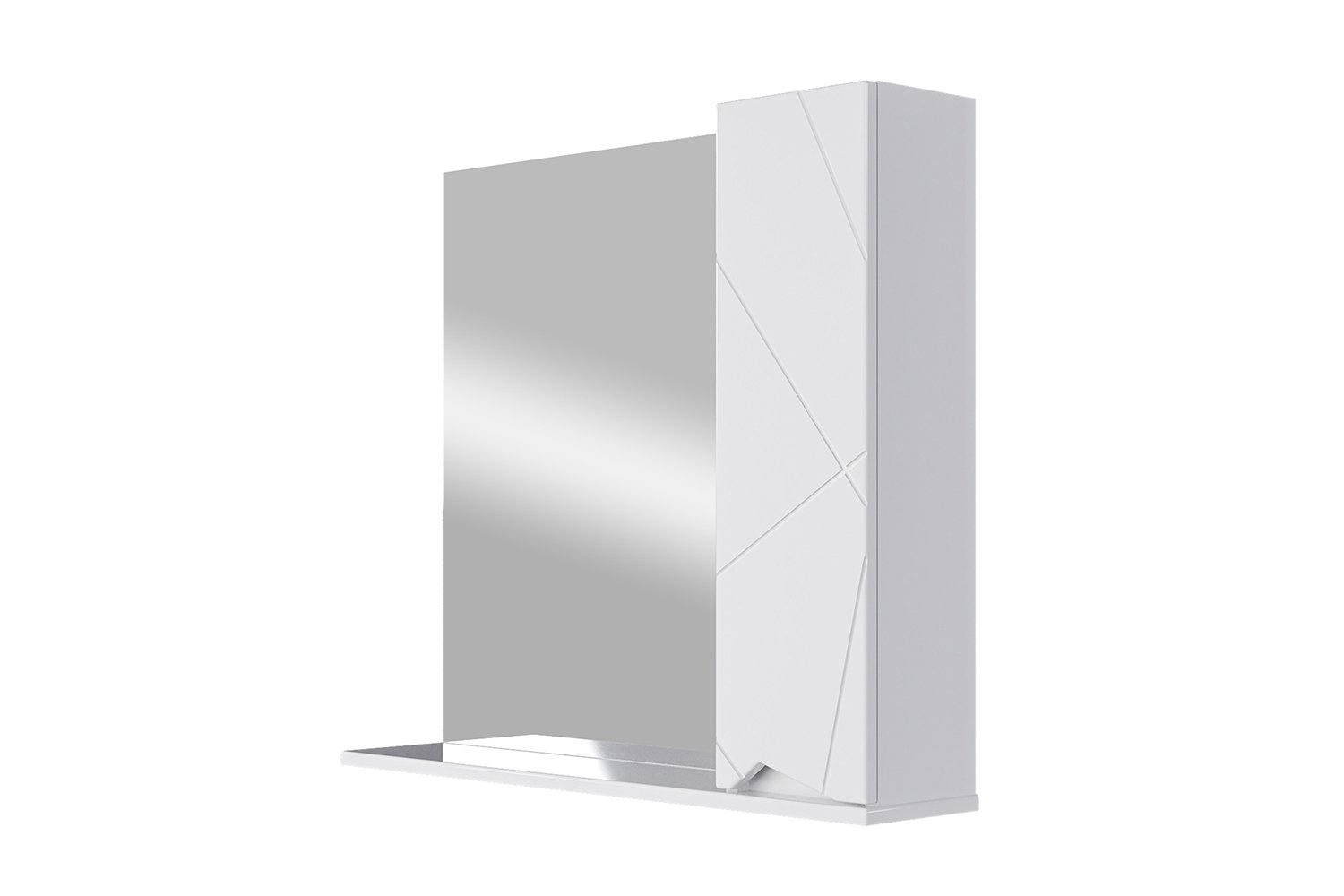 Зеркальный шкаф подвесной SanStar Линни 80 белый