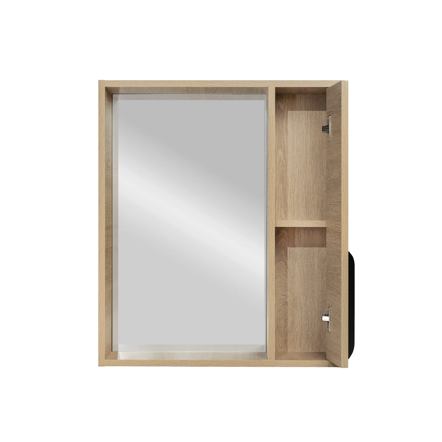 Зеркало с шкафчиком Viant Кельн 60 R светлое дерево