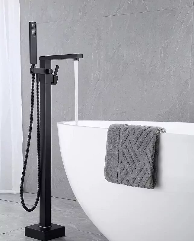 Смеситель для ванны BochMann Albano Black BM8923 черный матовый