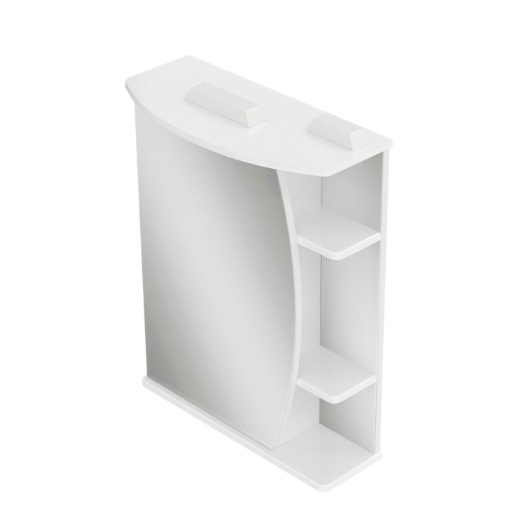 Зеркало-шкаф Onika Луна 60.01 L свет, белый