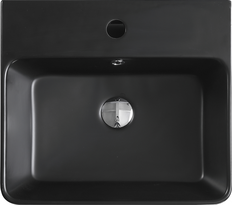 Раковина накладная Esbano CIRCON-46 (matt black) 460x420x155