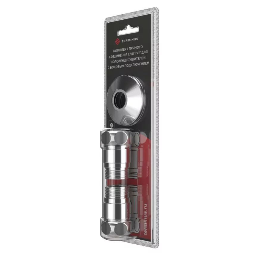 Соединитель Terminus 31SCH1010 комплект прямой гайка/штуцер 1х1