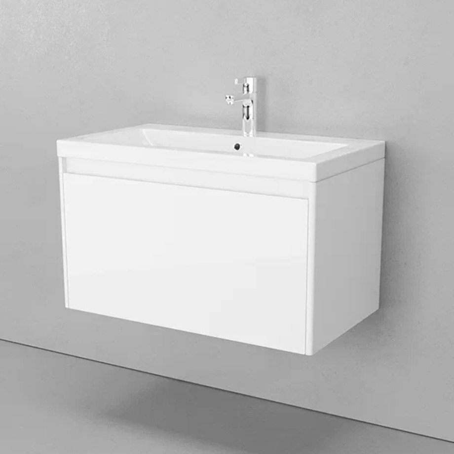 Тумба с раковиной подвесная Velvex Klaufs tp.KLA.COM.80.1Y, 80 см