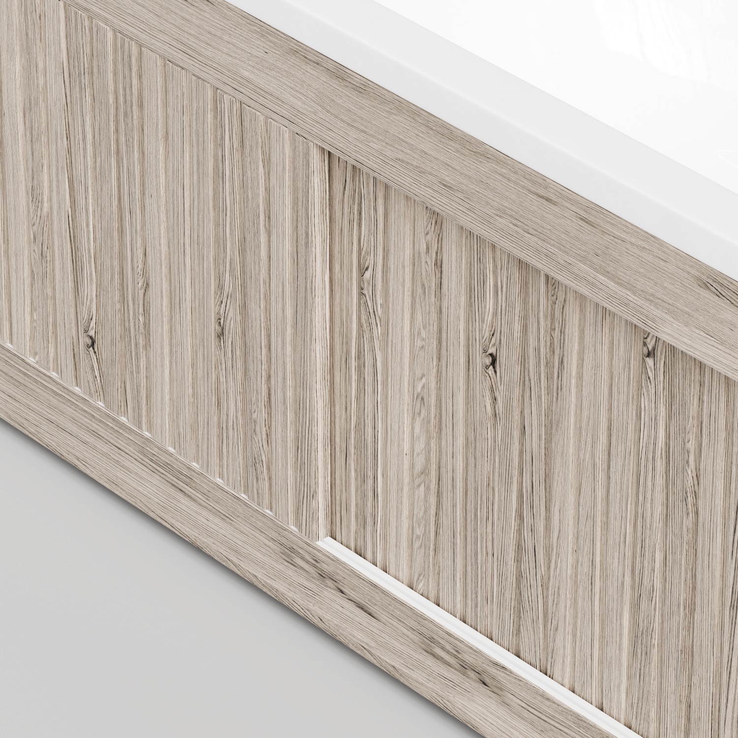 Экран под ванну Vod-ok Тач 170 раздвижной Дубослив ореховый светлый