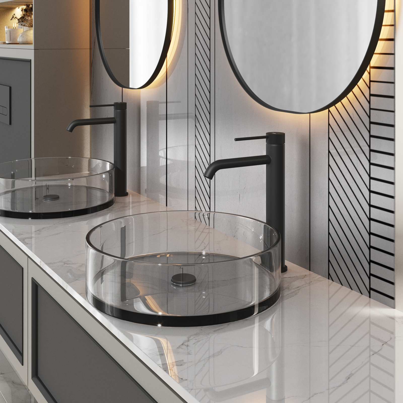 Смеситель для раковины-чаши Timo Saona 2411/03F черный