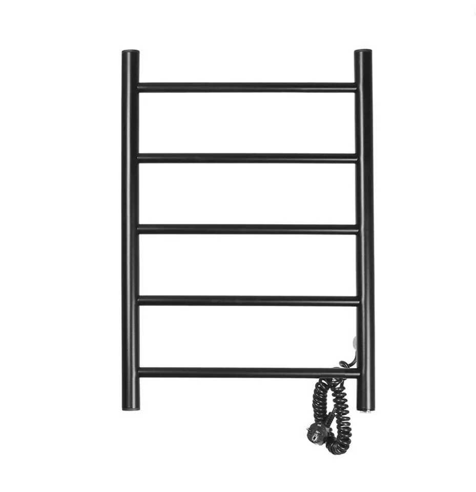 Полотенцесушитель электрический Domoterm Аврора DMT 109-5 50х71 EK R правый, черный матовый