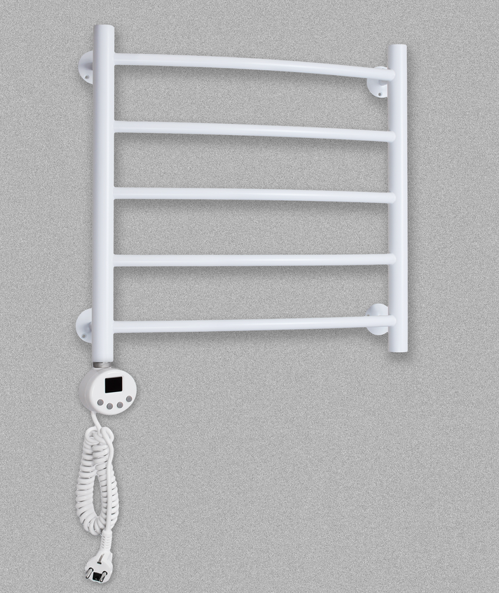 Полотенцесушитель электрический Domoterm Калипсо П5 500x500 L, белый матовый