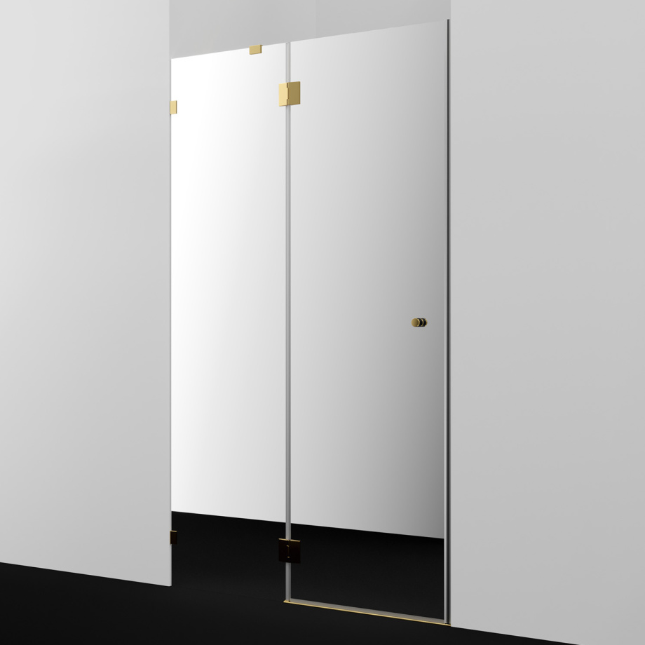 Душевая дверь WasserKRAFT Ems 76H05L-MR зеркальное стекло, левая ориентация