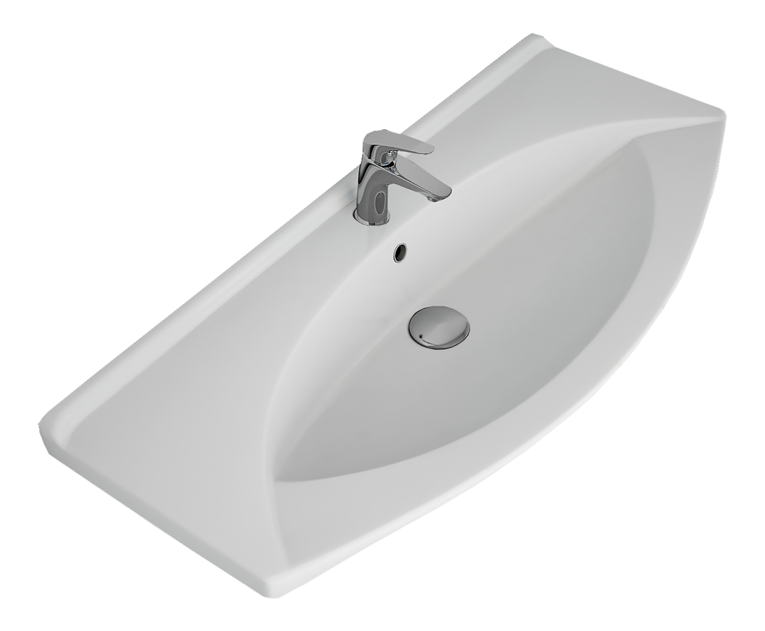 Тумба с раковиной Misty Дрея 105 белый