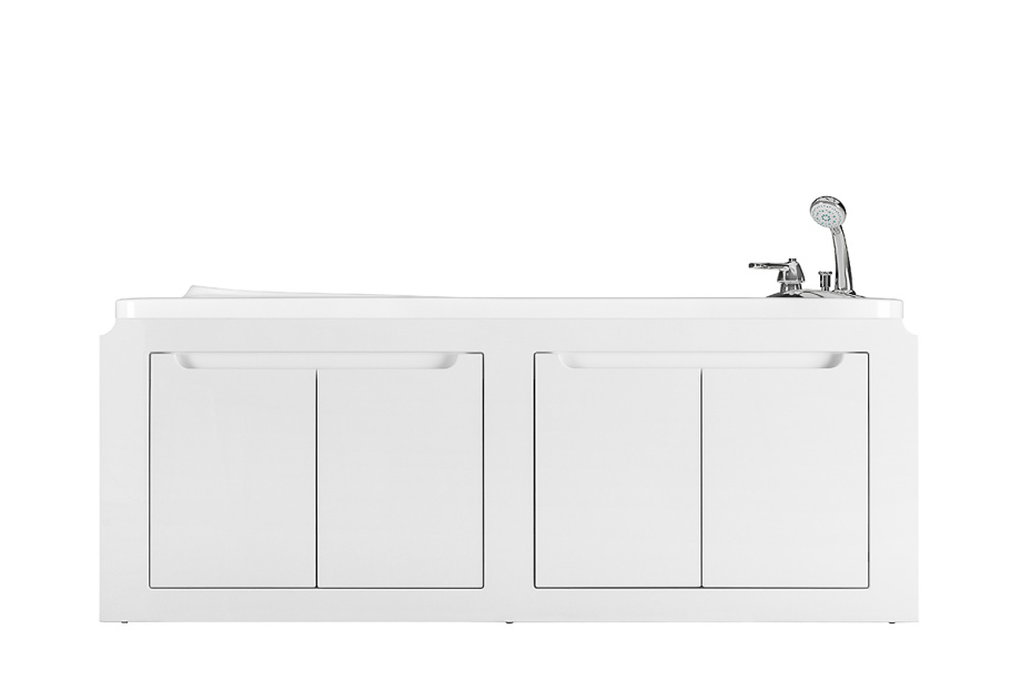 Экран под ванну Vod-ok Elite Флорена 150 распашной белый