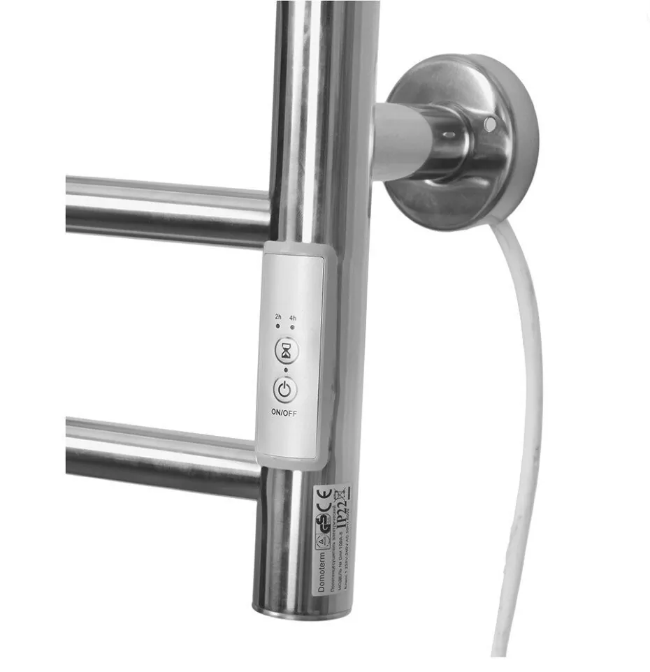 Полотенцесушитель электрический Domoterm Классик DMT 109-8 50х70 TBOX EK R правый, хром