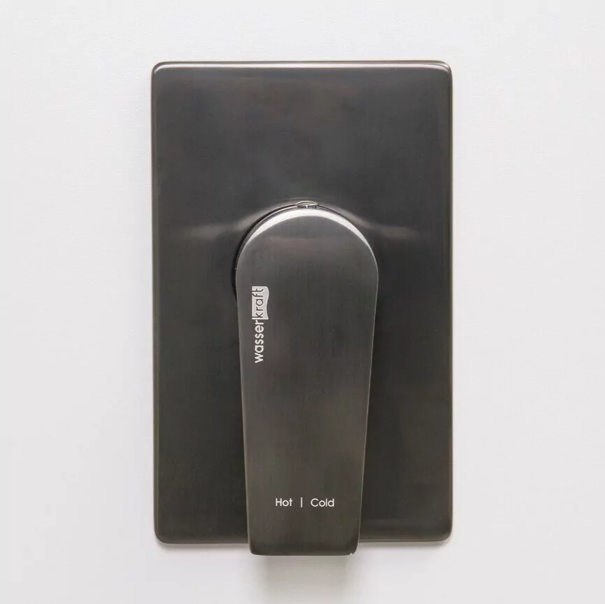 Смеситель WasserKRAFT Wiese 8451 встраиваемый, на 1 выход, оружейная сталь