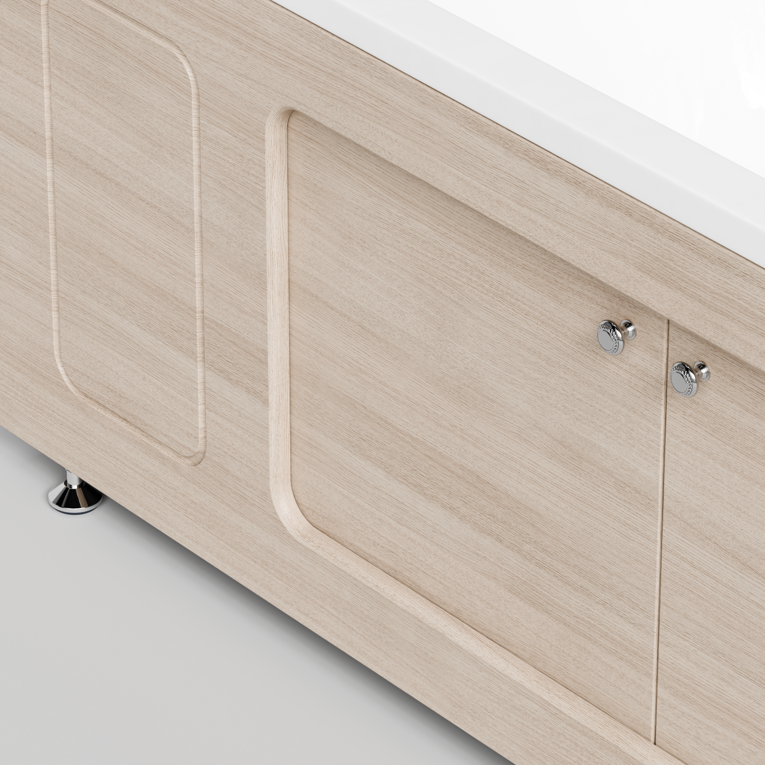 Экран под ванну Vod-ok Лидер 150 раздвижной дуб