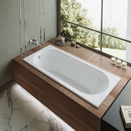 Комплект (4в1) Акриловая ванна TIMO ROHA1270 120*70*58+каркас+слив-перелив+фронтальная панель