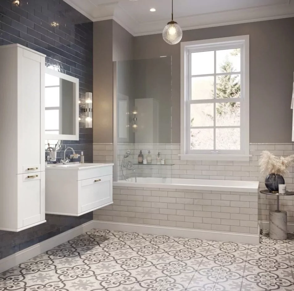 Пенал Sanflor Ванесса 35 L подвесной, белый