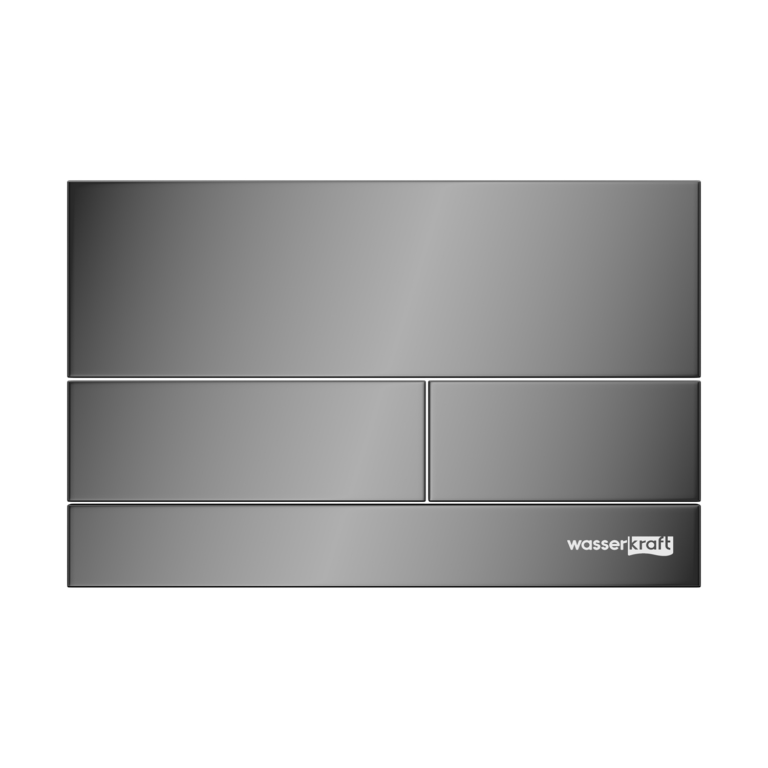 Смывной бачок WasserKraft Aller 10TLT.031.ME.PB04 скрытого монтажа, с кнопкой черный глянец