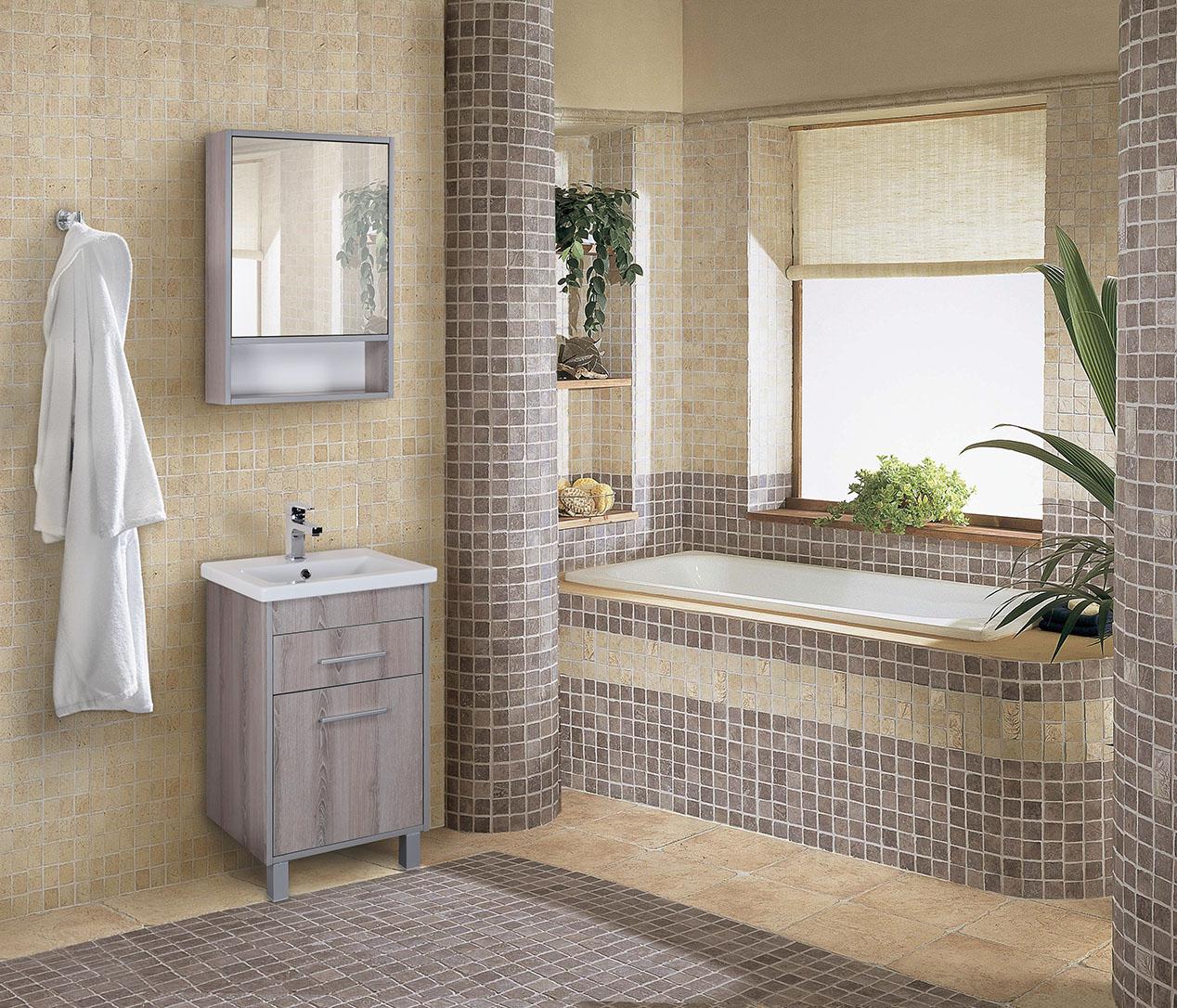 Зеркало-шкаф Onika Натали 50.00 ясень таормина