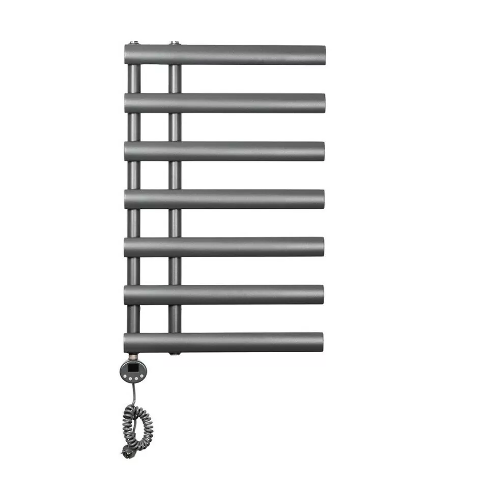 Полотенцесушитель электрический Domoterm Гамма П7 500х780 EL левый, графит